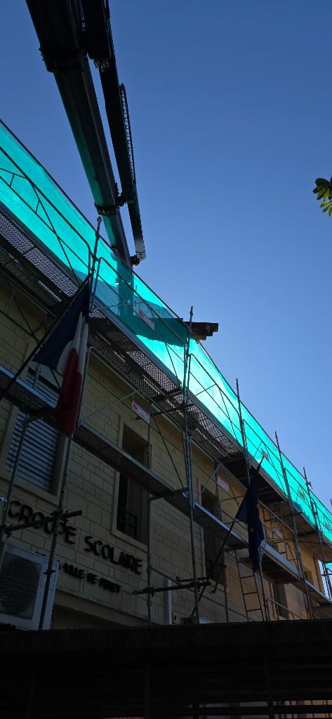 Rénovation de toiture pour une collectivité